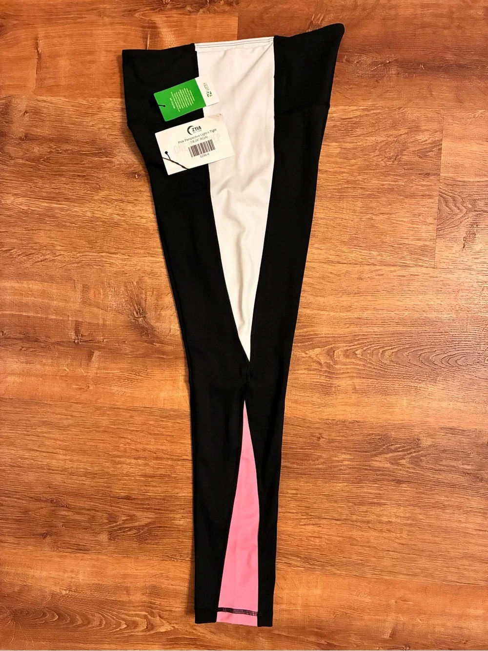 ZYIA NWT Pink Perspective Light n Tight 7/8 24” RC Sz 4 Activewear Style 6296